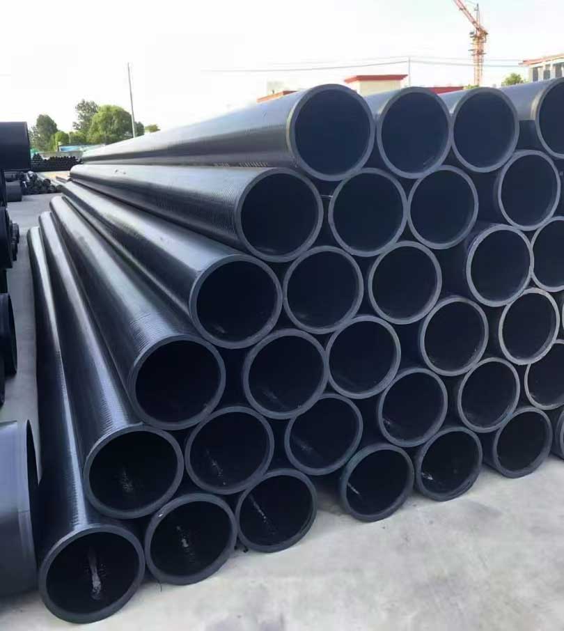 Industrial steel frame polyethylene plastic composite pipe 2 Industrial steel frame polyethylene plastic composite pipe 2