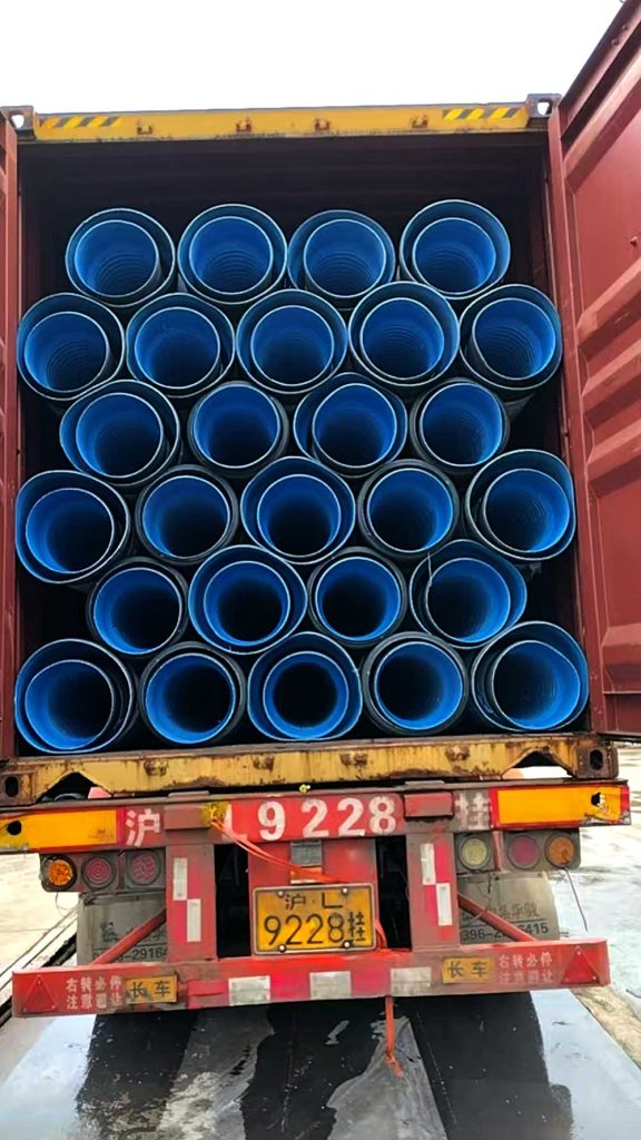 HDPE Double Wall Corrugated Seepage Pipe 1 (1)