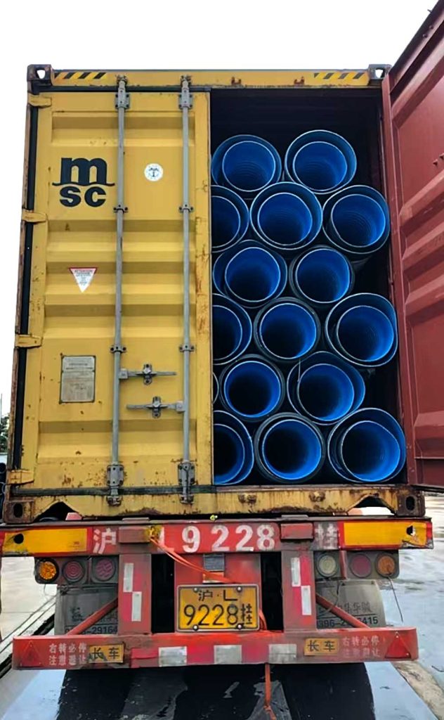 HDPE Double Wall Corrugated Seepage Pipe 1 (2)